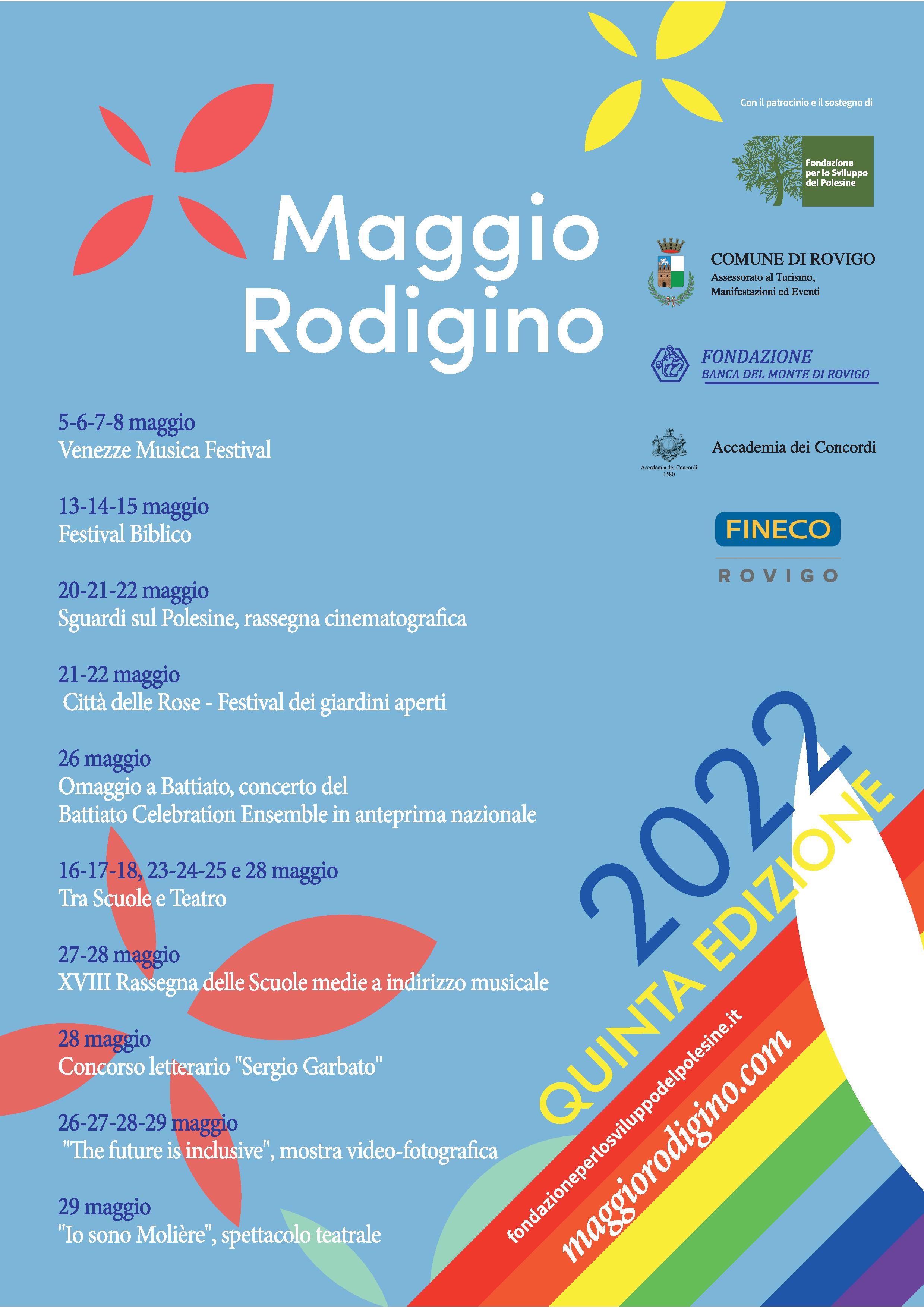 Maggio Rodigino, V° edizione. Da Giovedì 5 a Domenica 8 Maggio 2022 foto 