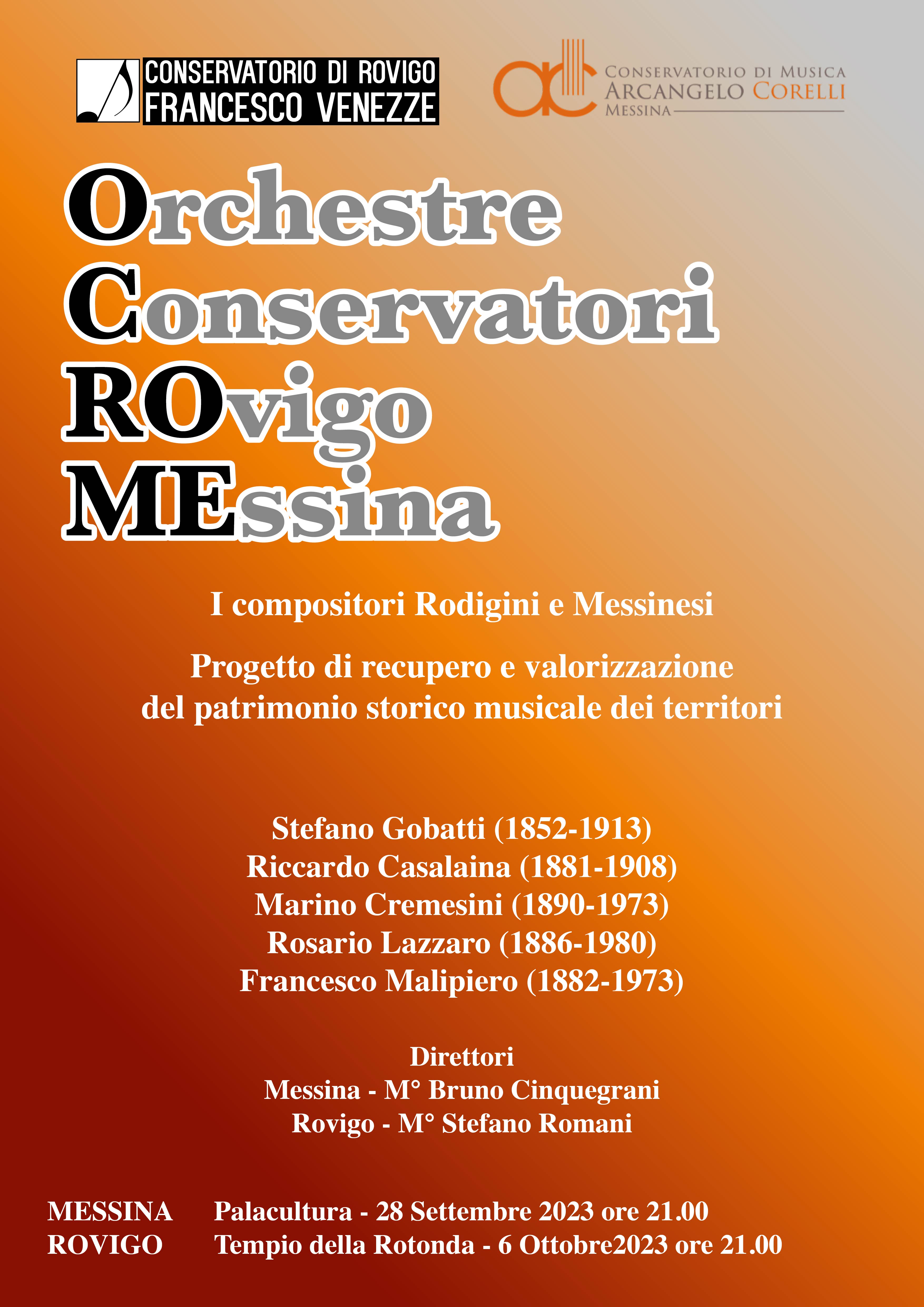 Orchestre Conservatori Rovigo Messina. I compositori Rodigini e Messinesi. foto 